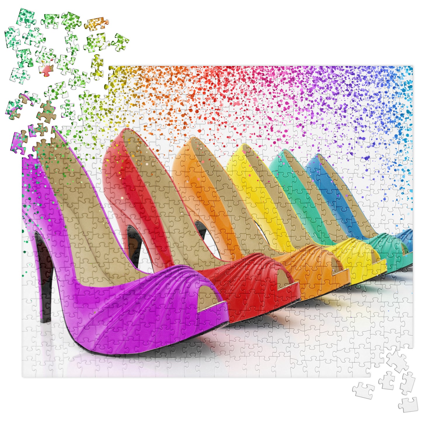 Sensual Jigsaw Puzzle: Open-Toe Stilettos