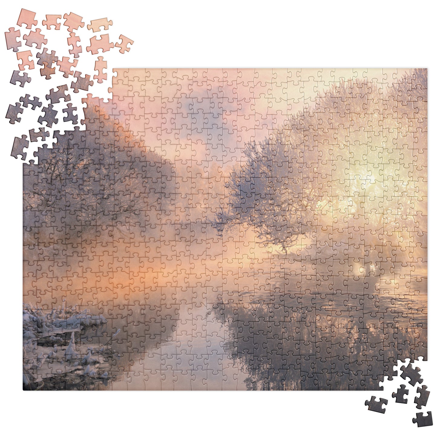 Winter Jigsaw Puzzle: Winter by the Water