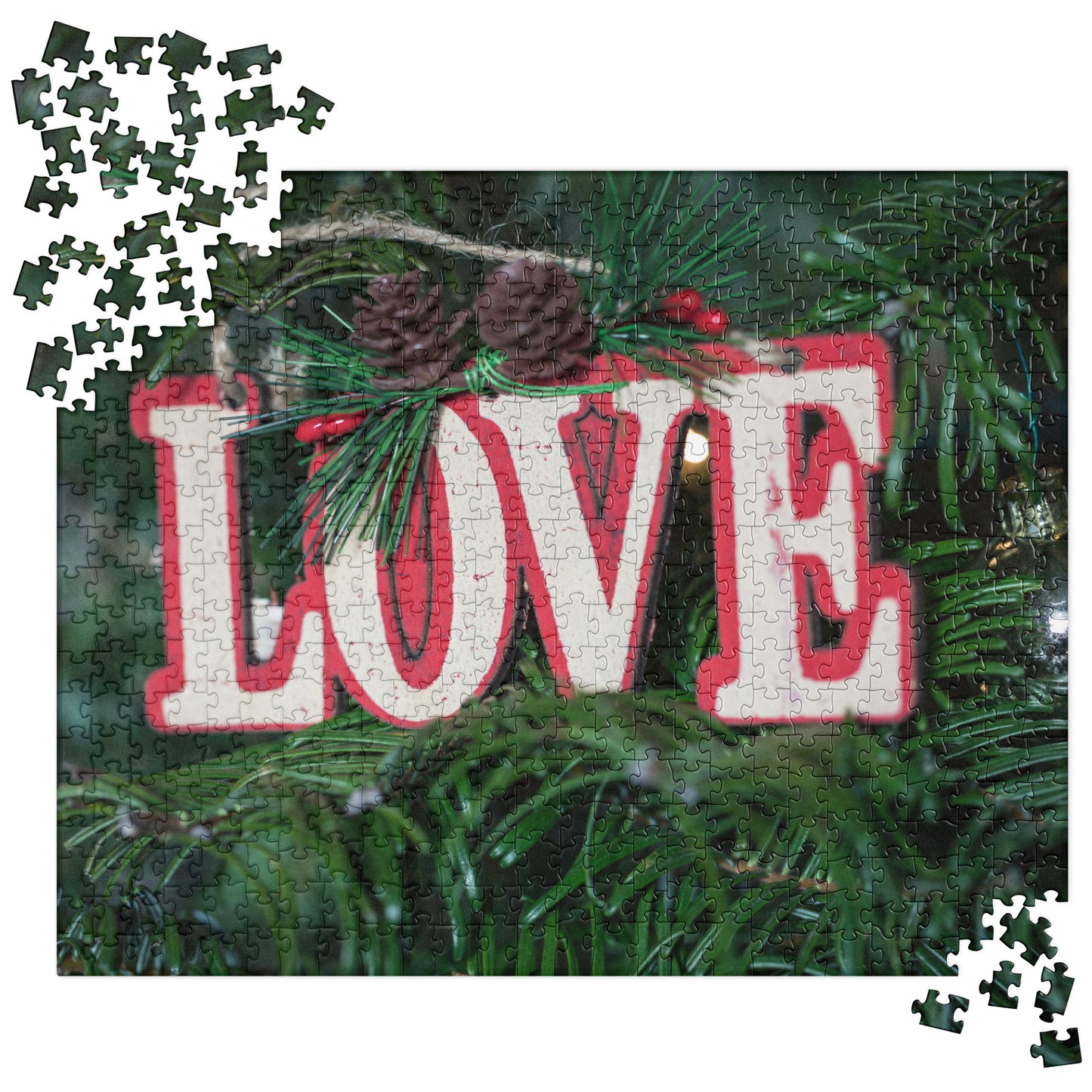 Winter Jigsaw Puzzle: Love Ornament