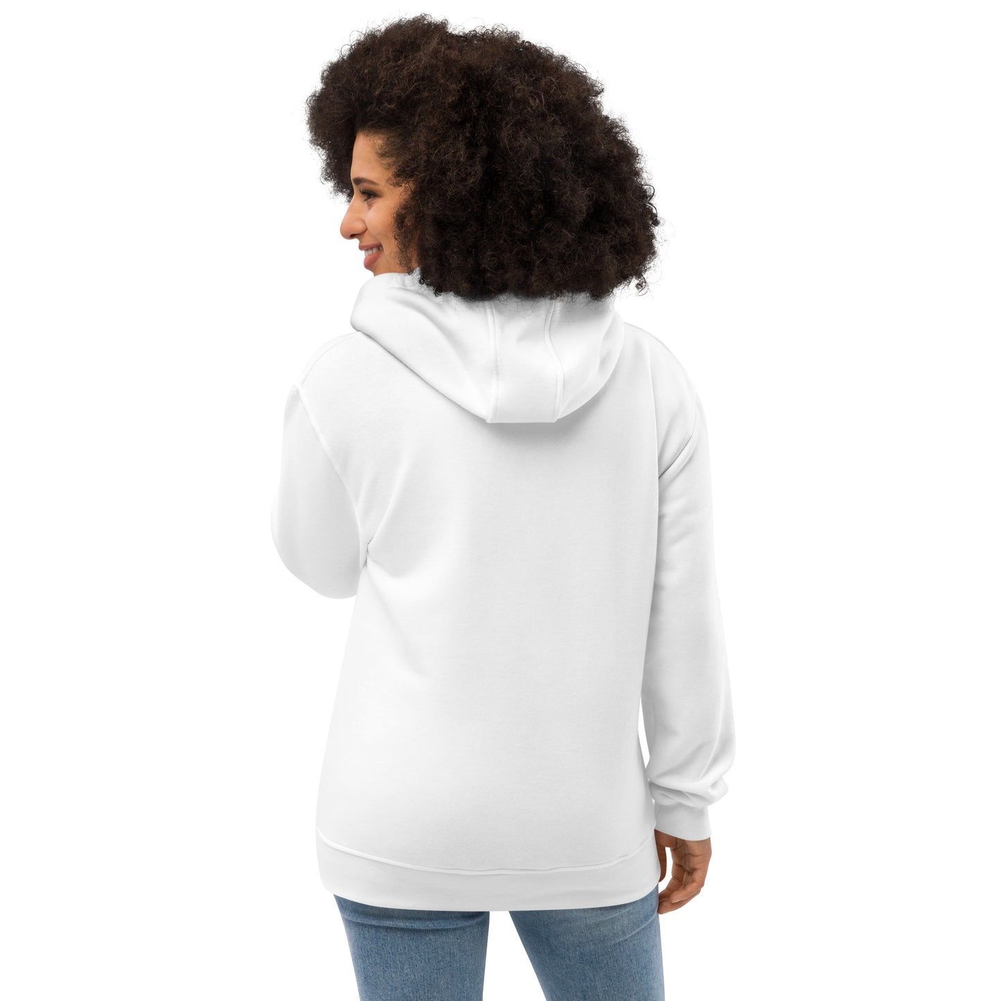 Unisex Premium Eco Hoodie (Embroidered): Love 24/7 (multi-color)