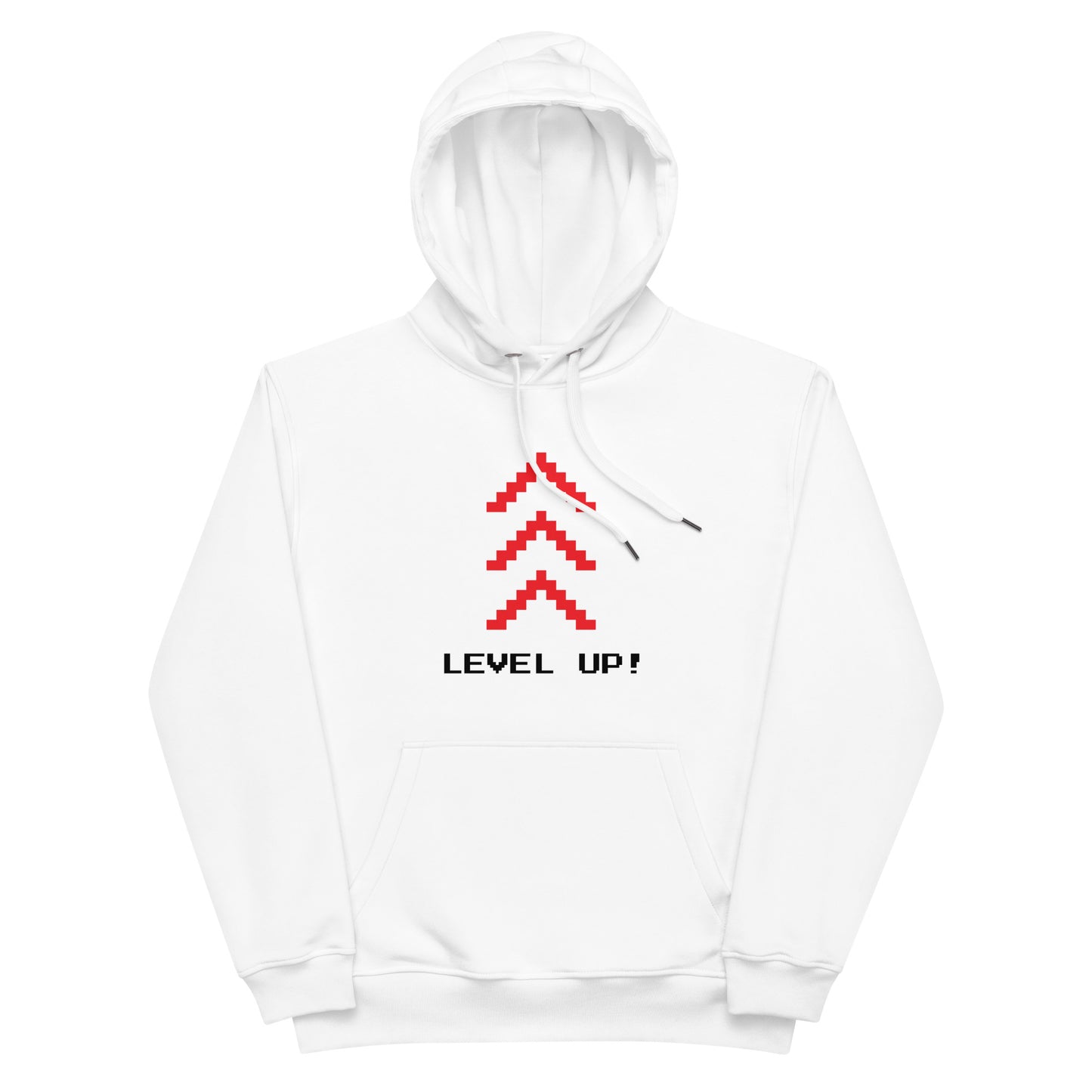 Unisex Premium Eco Hoodie: Level Up