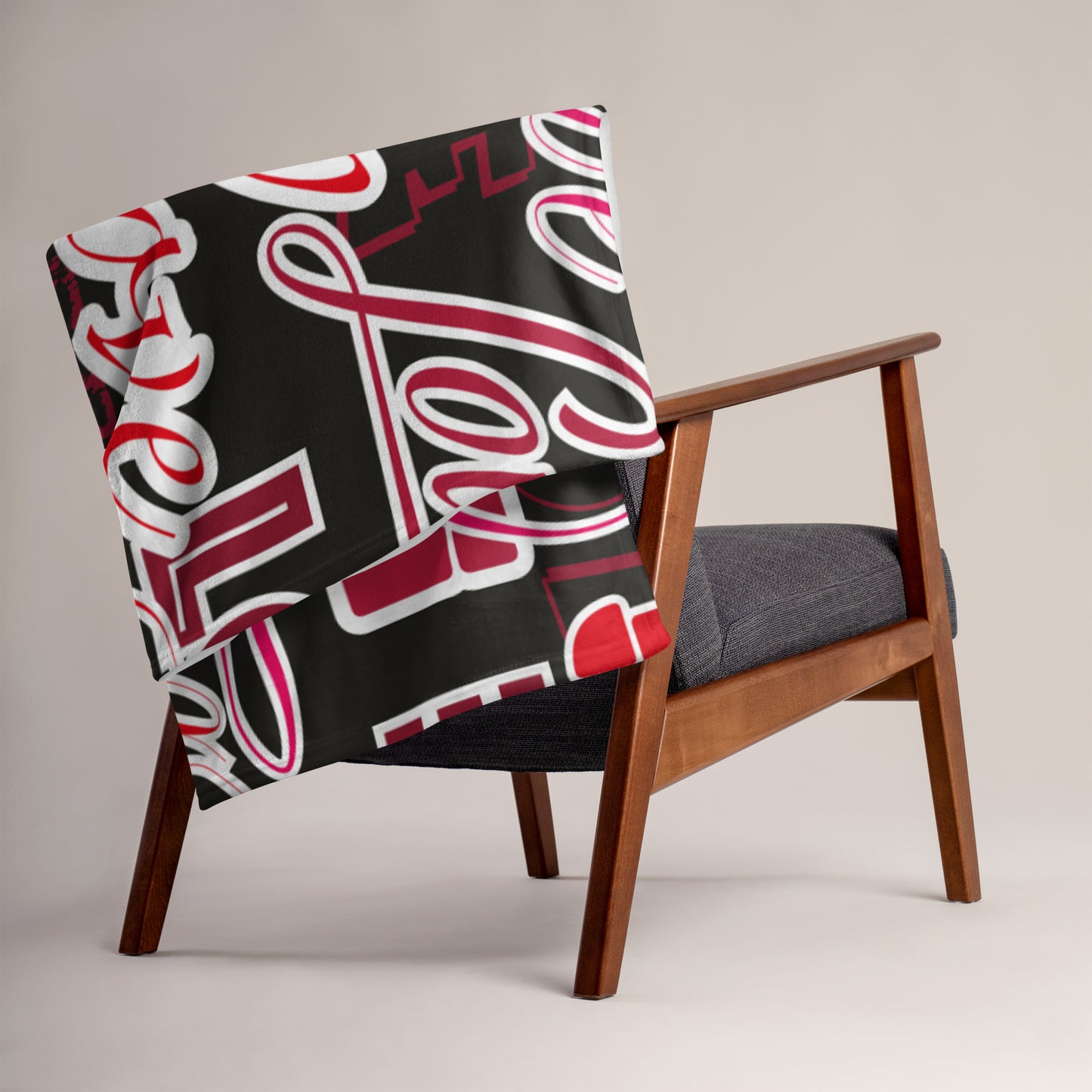 Soft-Touch Throw Blanket: Love