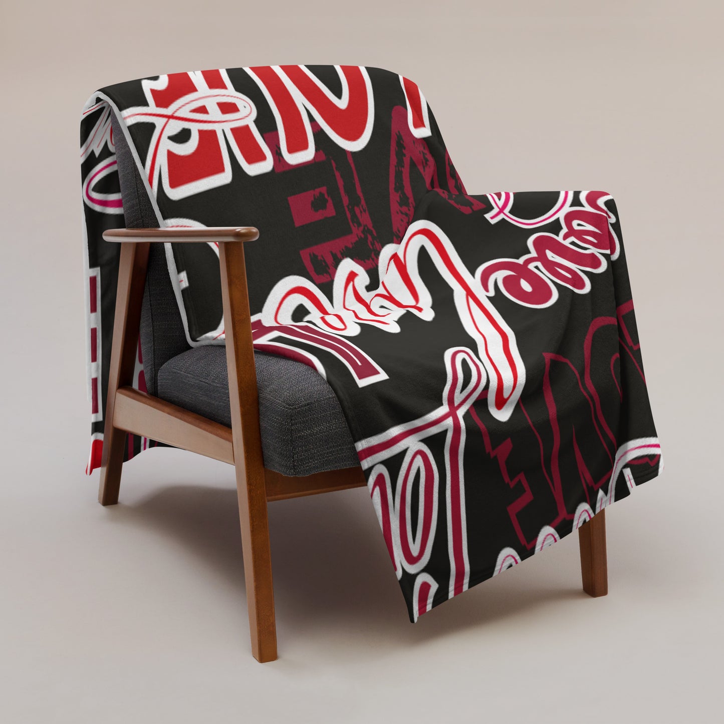 Soft-Touch Throw Blanket: Love