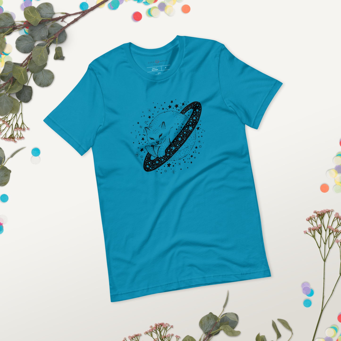 Unisex Tee Bella + Canvas 3001: Cosmic Kitty