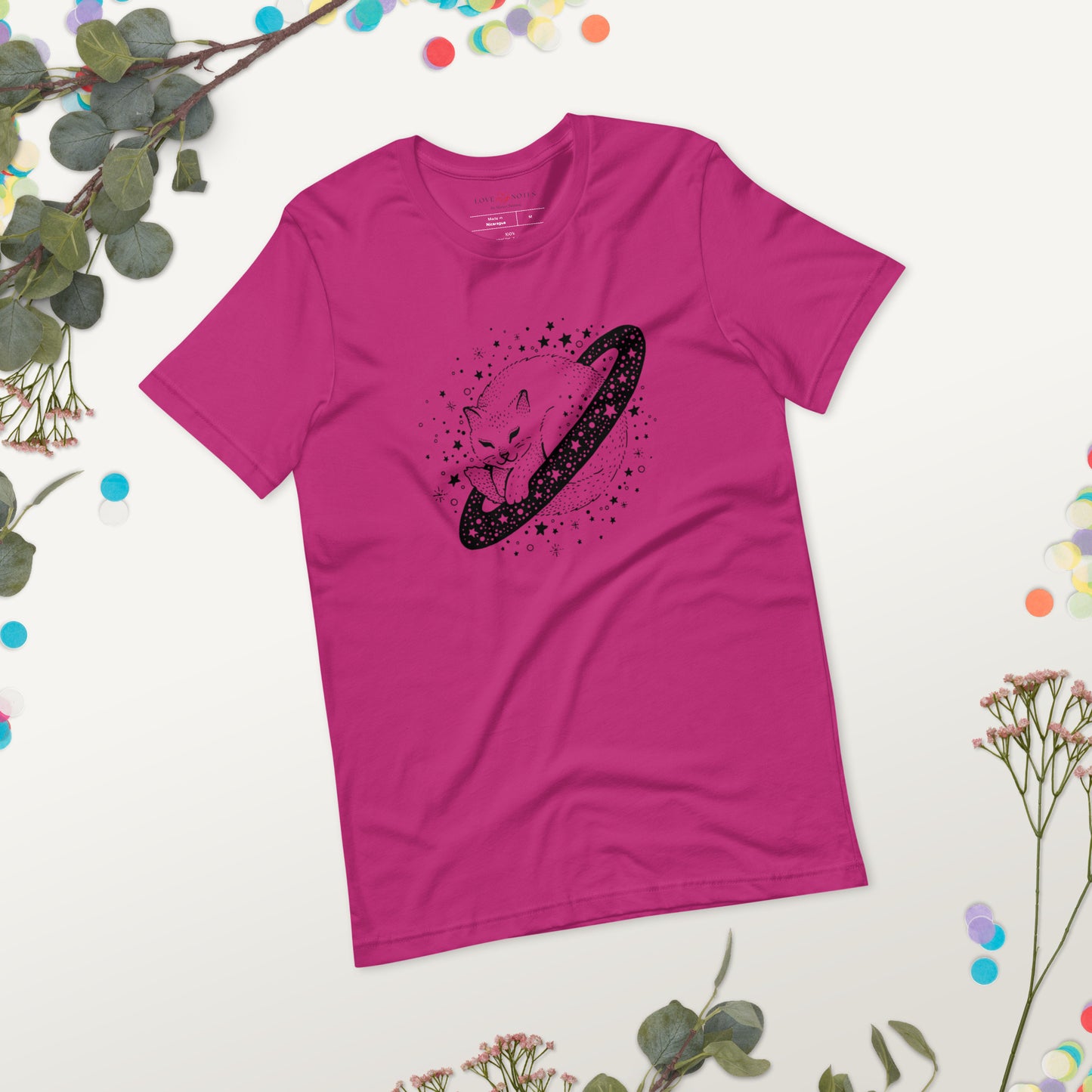 Unisex Tee Bella + Canvas 3001: Cosmic Kitty