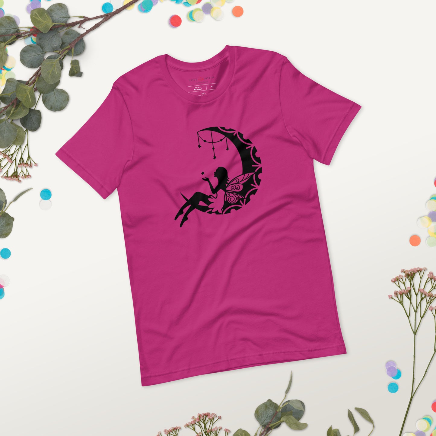 Unisex Tee: Elegant Fairy Moon