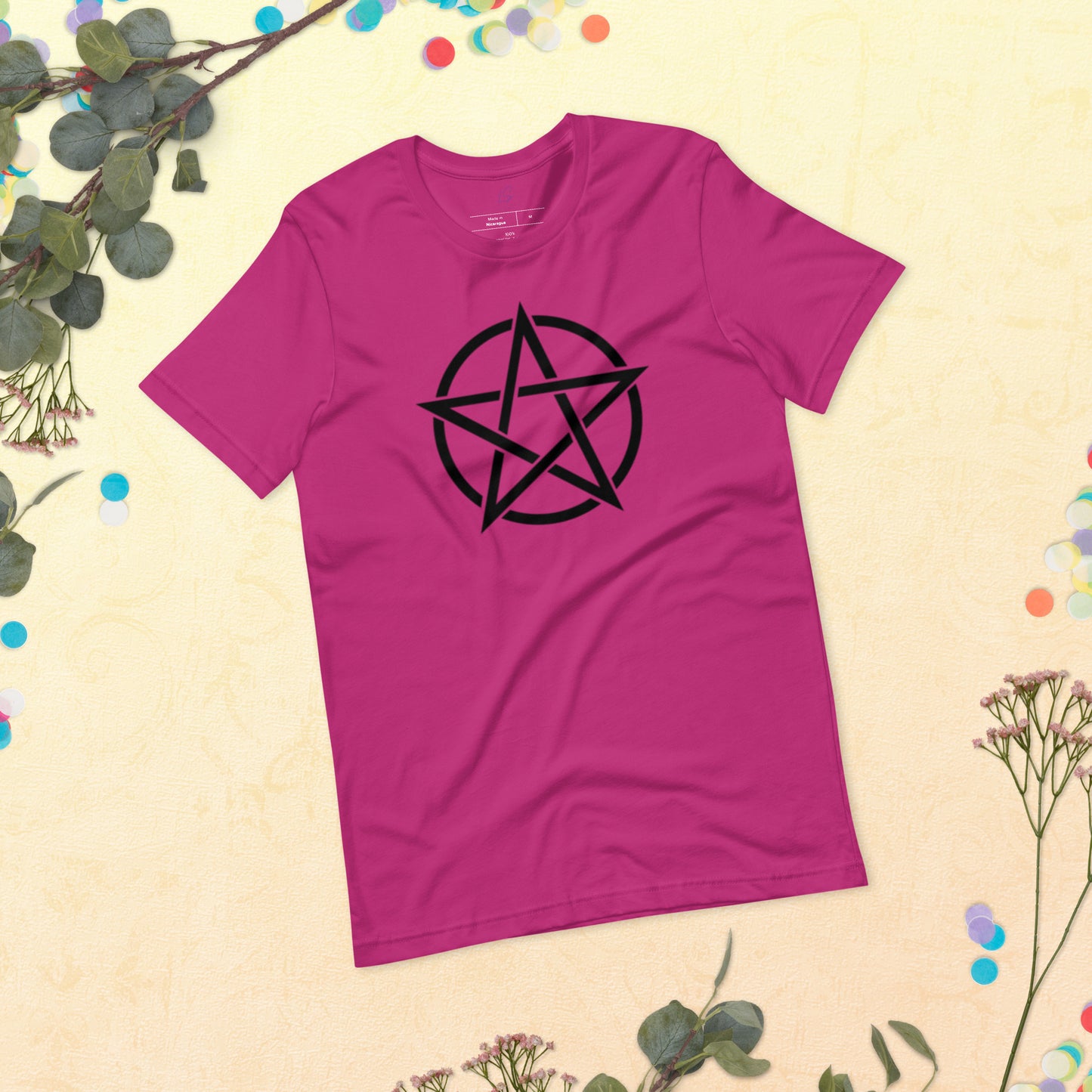 Unisex Tee Bella + Canvas 3001: Pentacle (black)