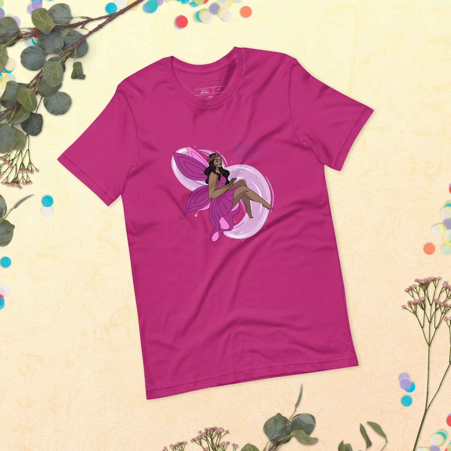 Unisex Tee: Pink Fairy | Magic is All Around