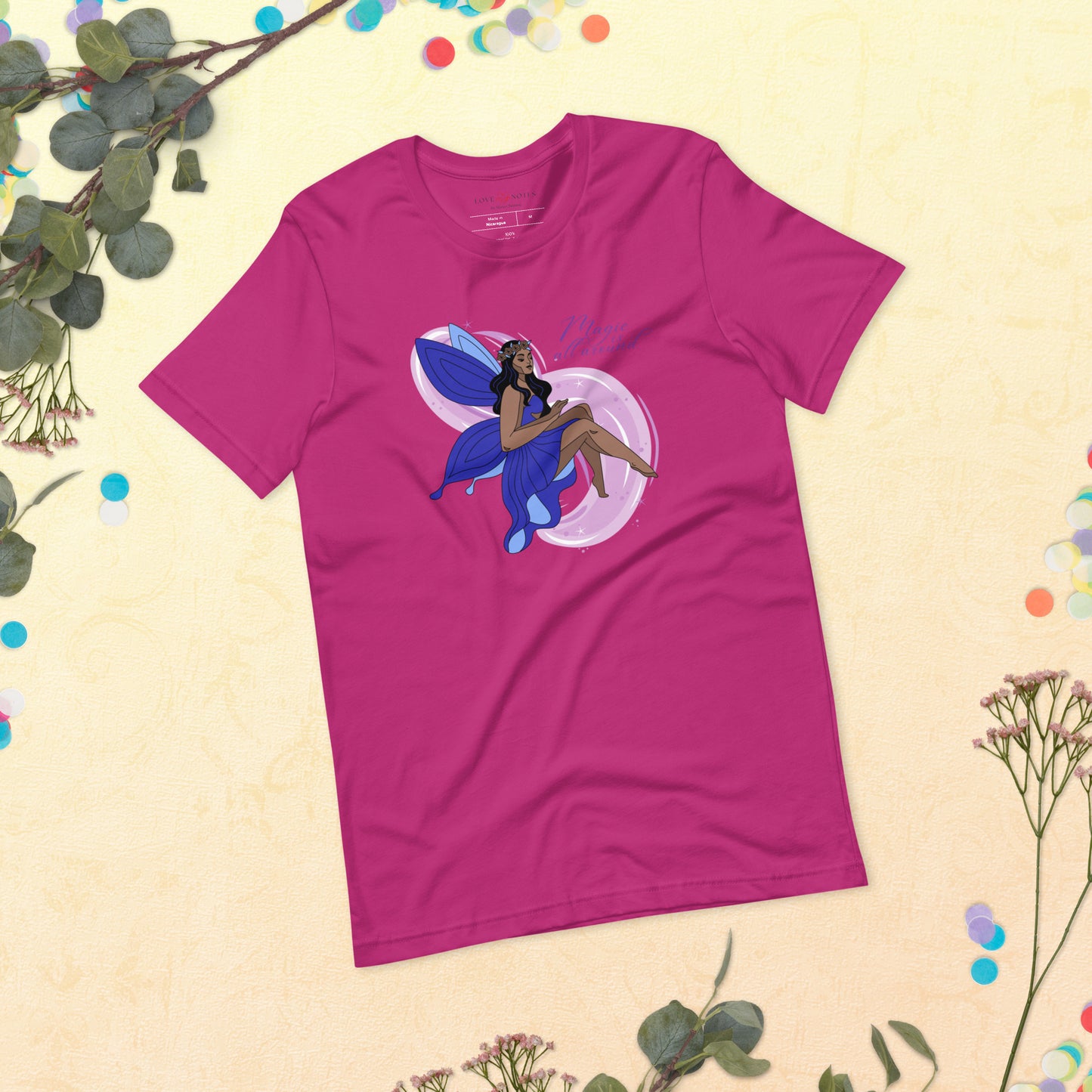 Unisex Tee: Blue Fairy | Magic is All Around