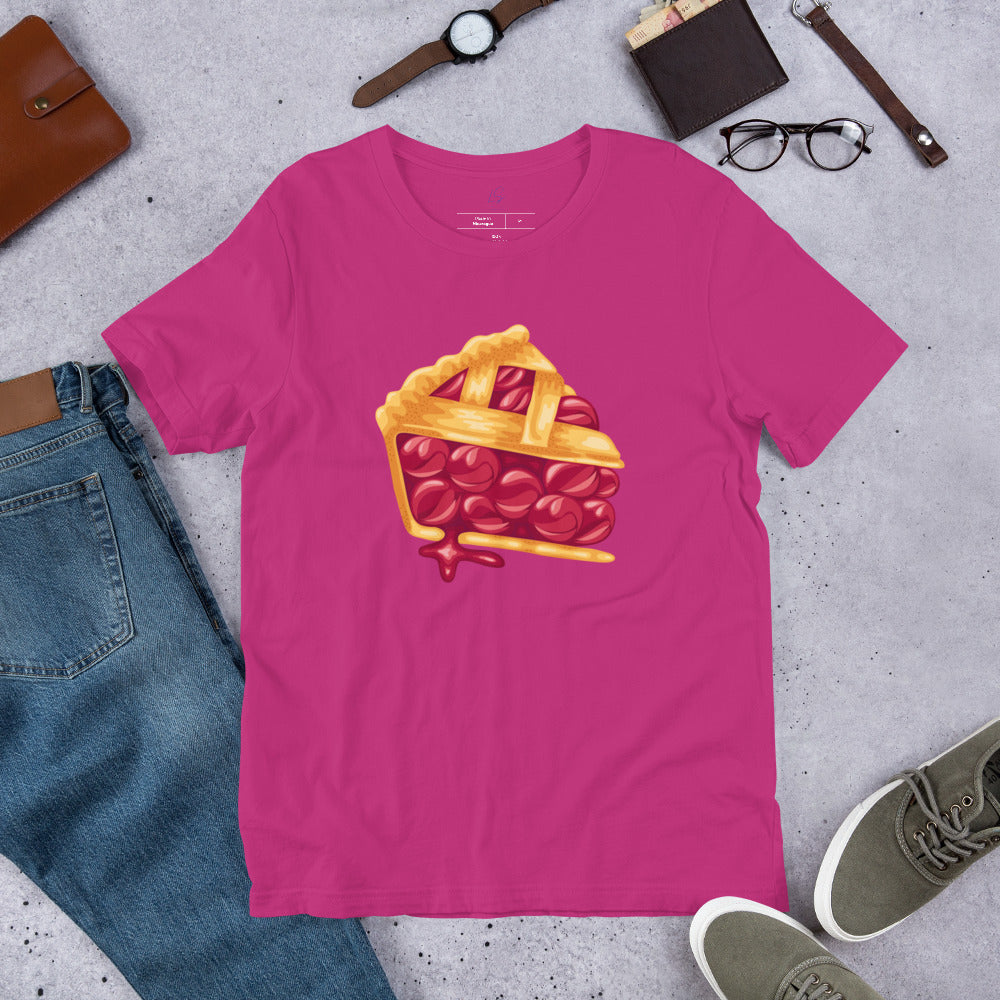 Unisex Tee: Cherry Pie Slice