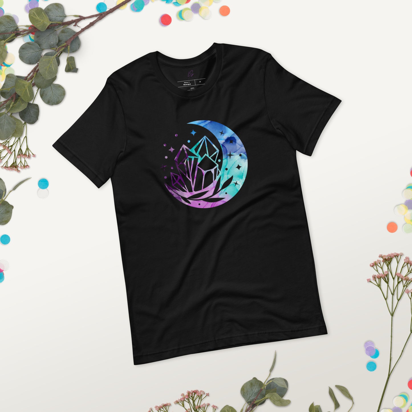 Unisex Tee Bella + Canvas 3001: Crystal Moon