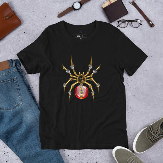 Unisex Tee: Steam Punk Spider II