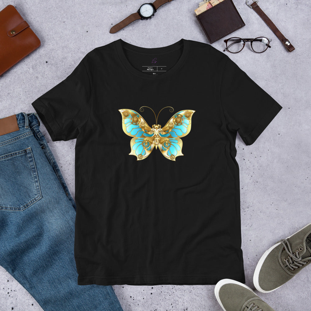 Unisex Tee: Steam Punk Butterfly