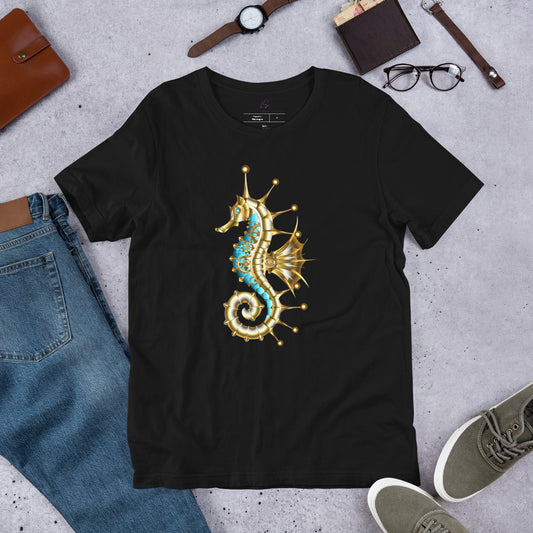 Unisex Tee: Steam Punk Seahorse