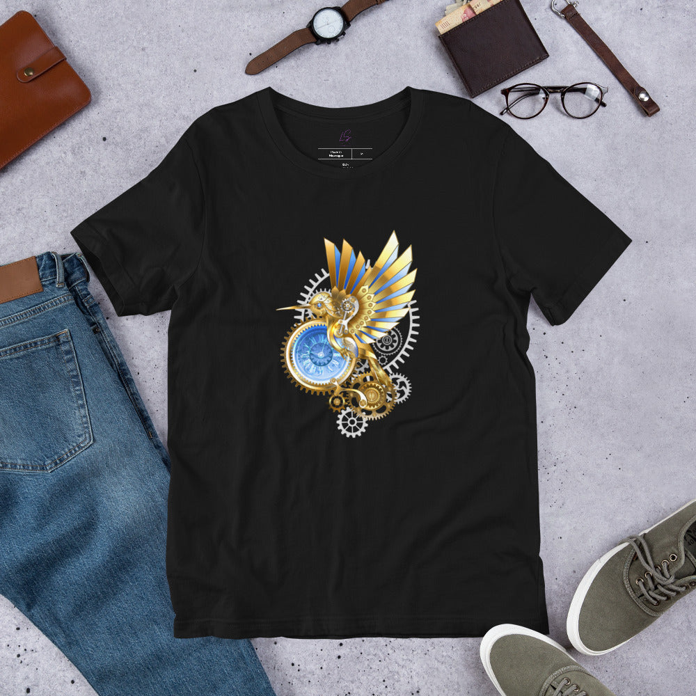 Unisex Tee: Steam Punk Hummingbird
