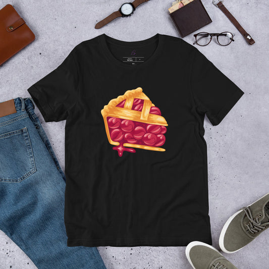 Unisex Tee: Cherry Pie Slice
