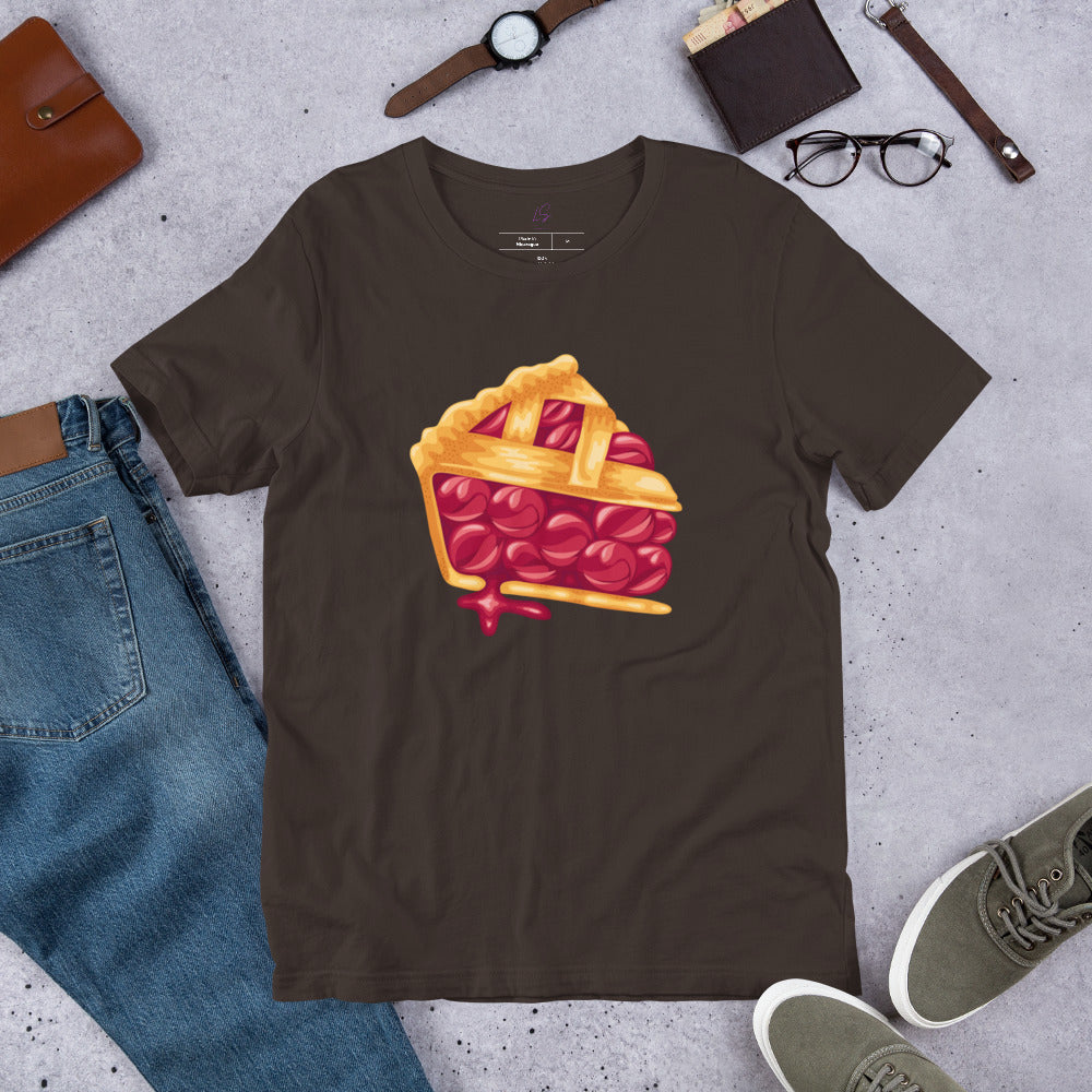 Unisex Tee: Cherry Pie Slice