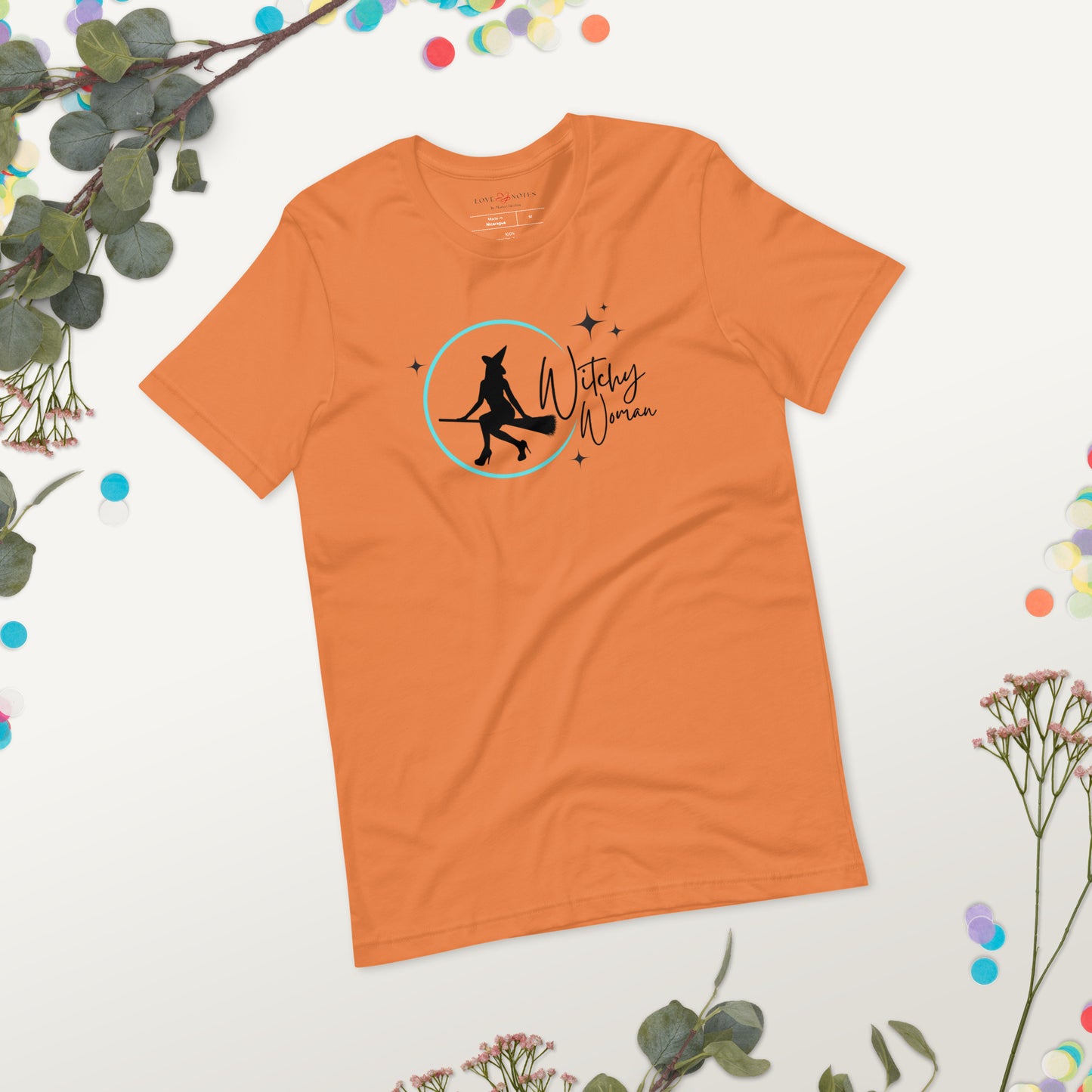Unisex Tee: Witchy Woman (turquoise moon)