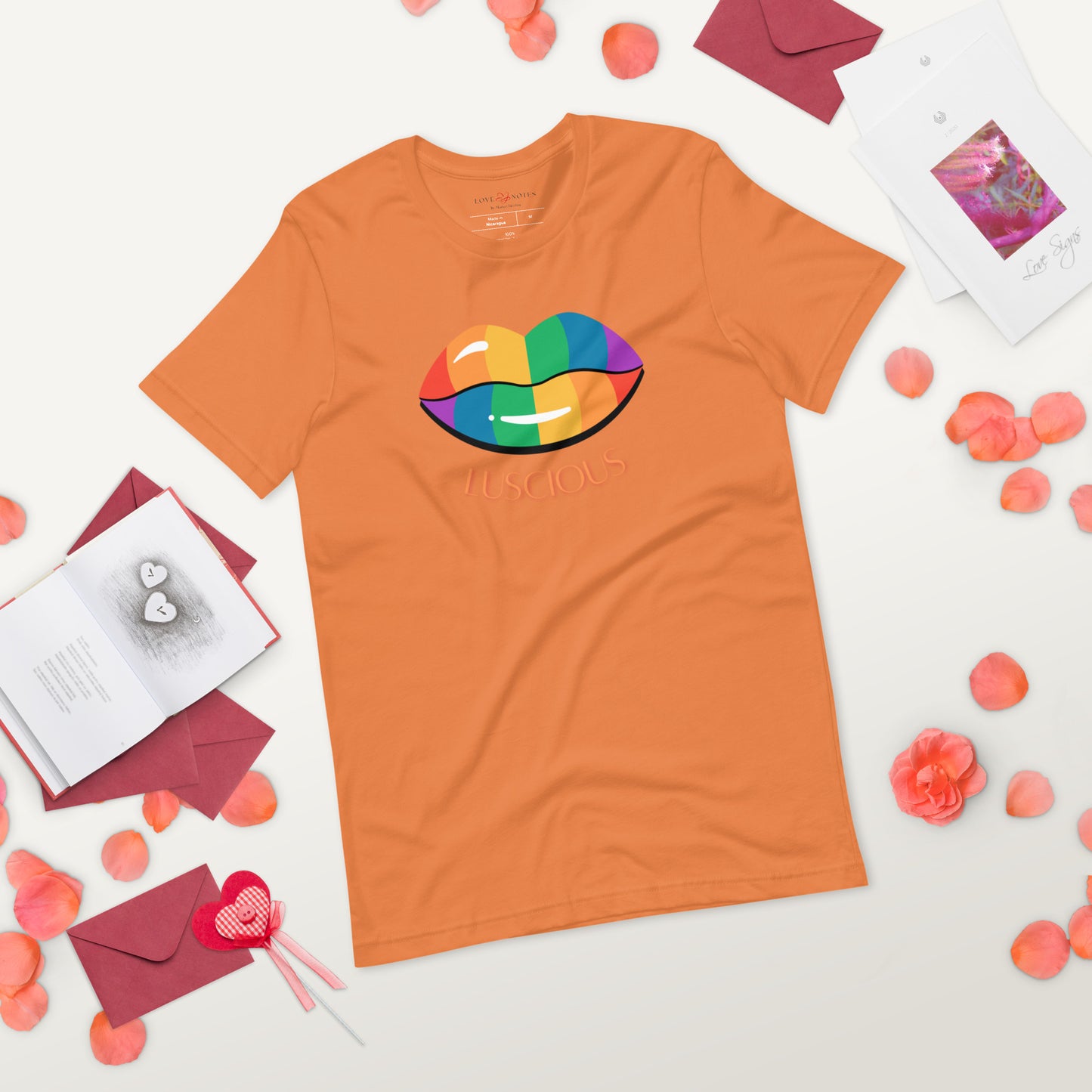 Unisex Tee: Luscious Lips (multi-color)