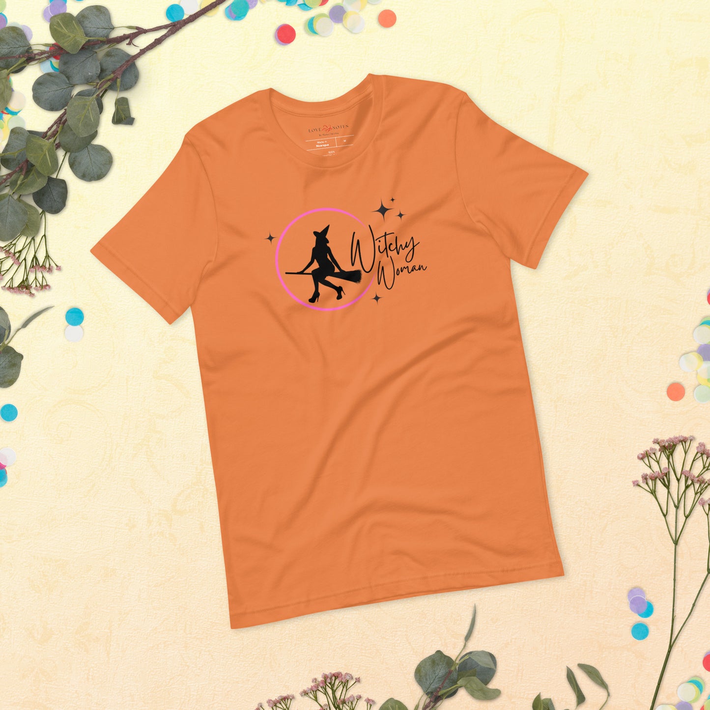Unisex Tee: Witchy Woman (pink moon)