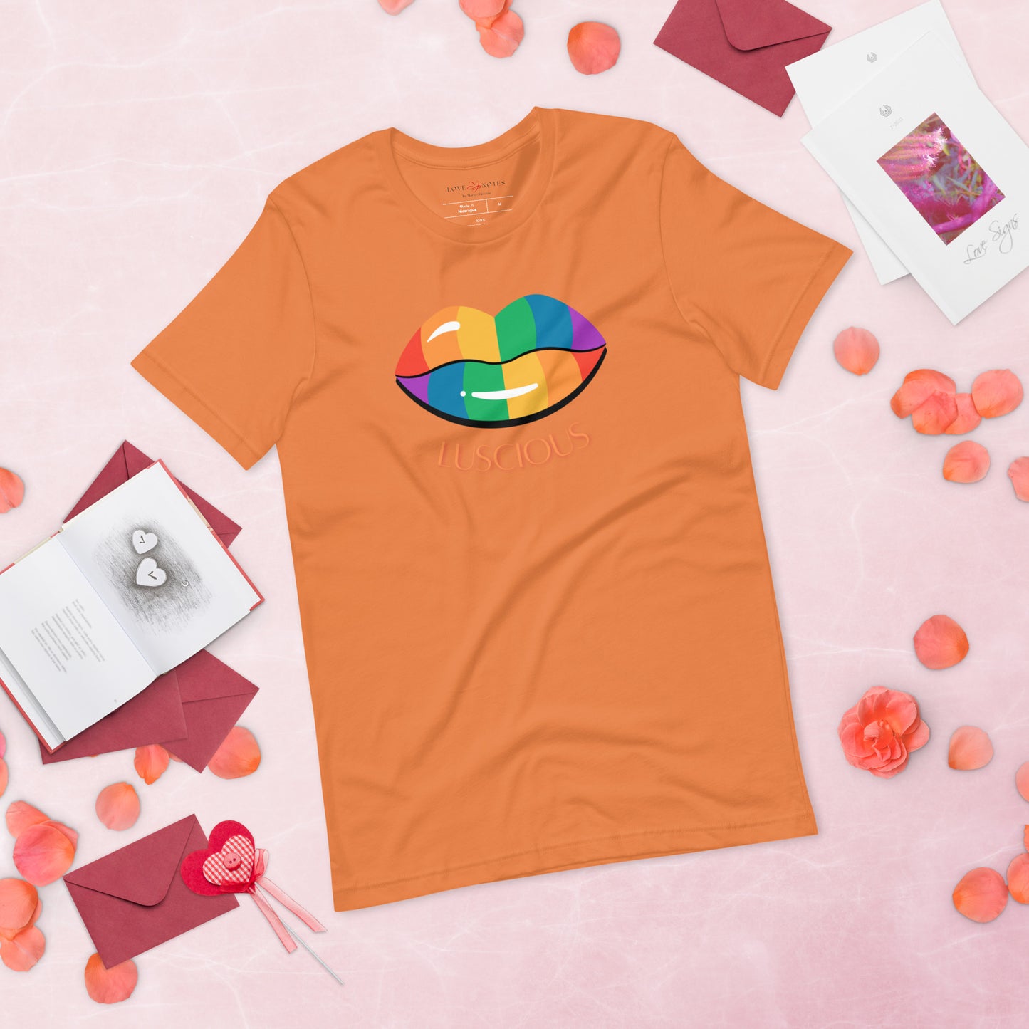 Unisex Tee: Luscious Lips (multi-color)