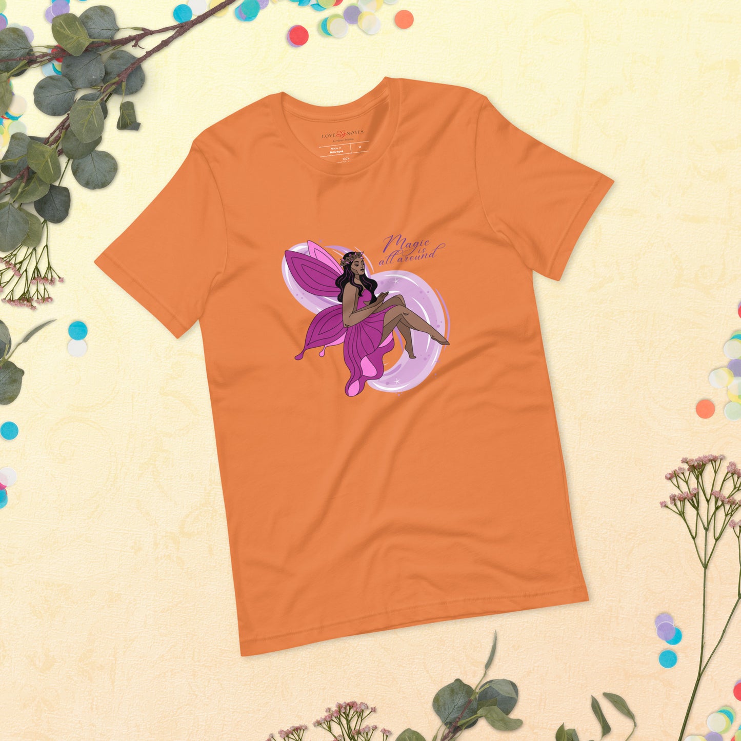 Unisex Tee: Pink Fairy | Magic is All Around