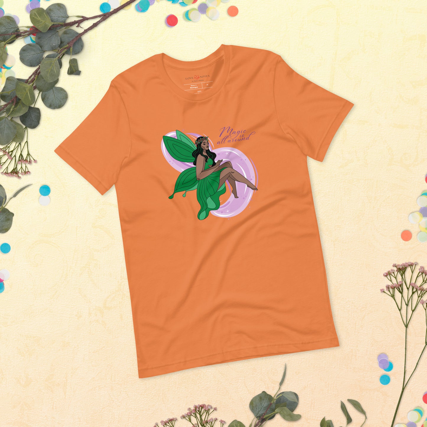 Unisex Tee: Green Fairy | Magic is All Around