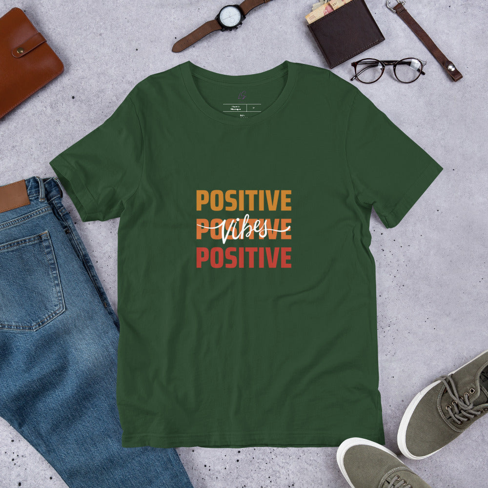 Unisex Tee: Positive Vibes