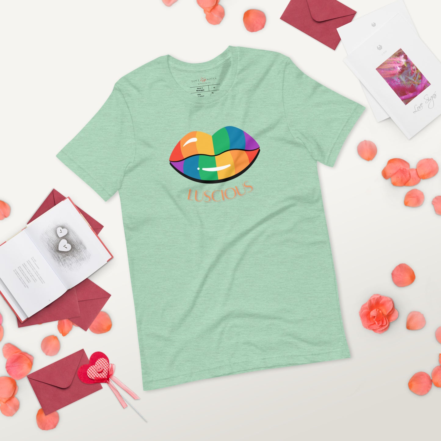 Unisex Tee: Luscious Lips (multi-color)