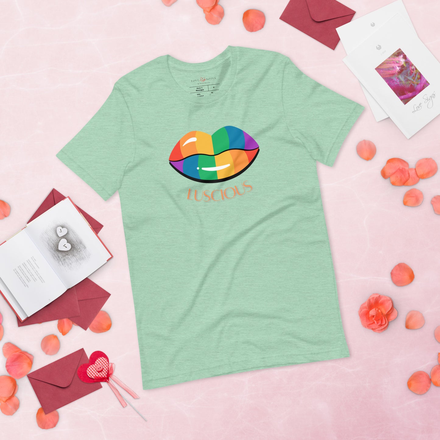 Unisex Tee: Luscious Lips (multi-color)