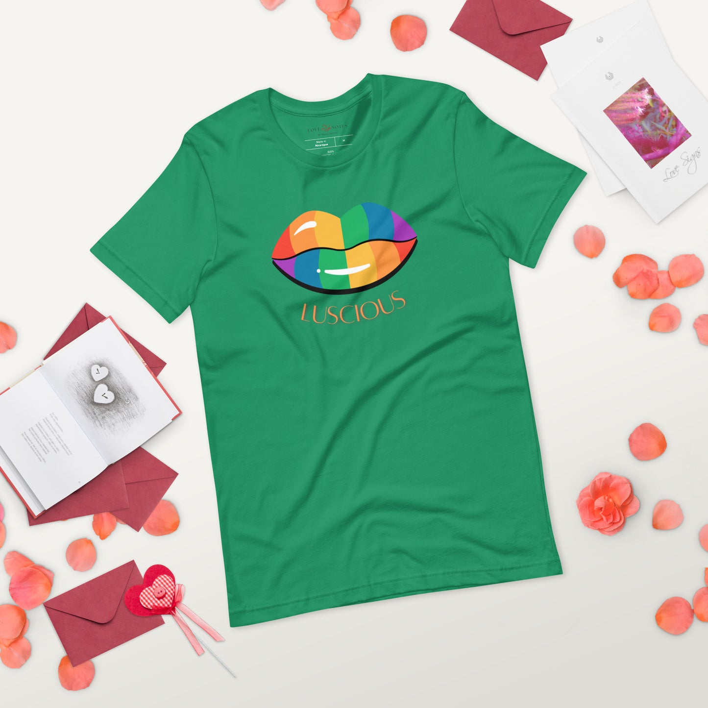 Unisex Tee: Luscious Lips (multi-color)