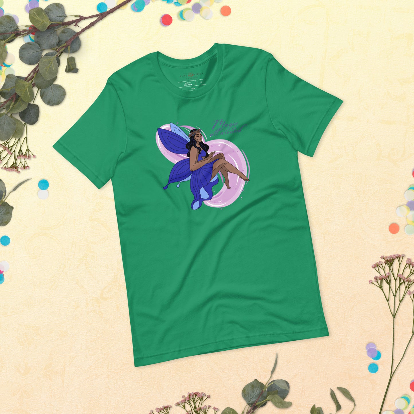 Unisex Tee: Blue Fairy | Magic is All Around