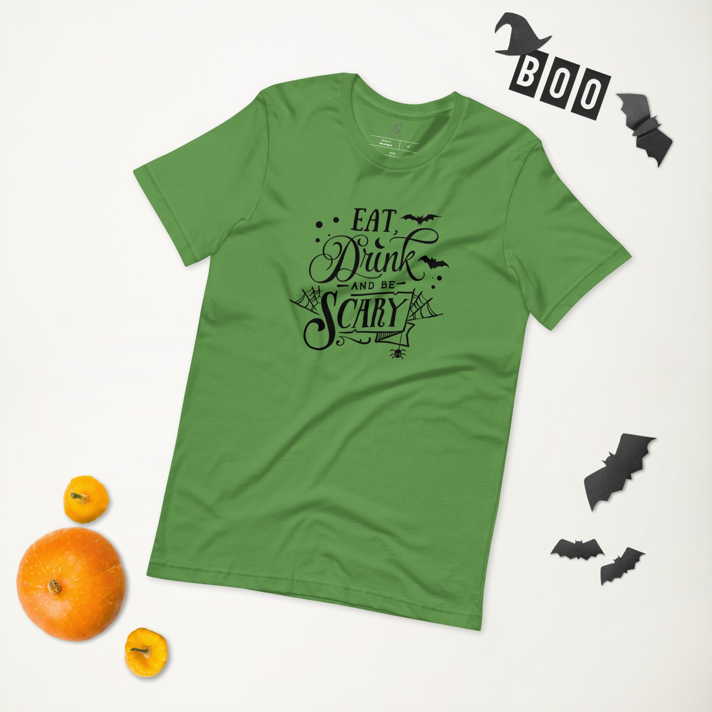 Unisex Tee: Eat Drink and Be Scary