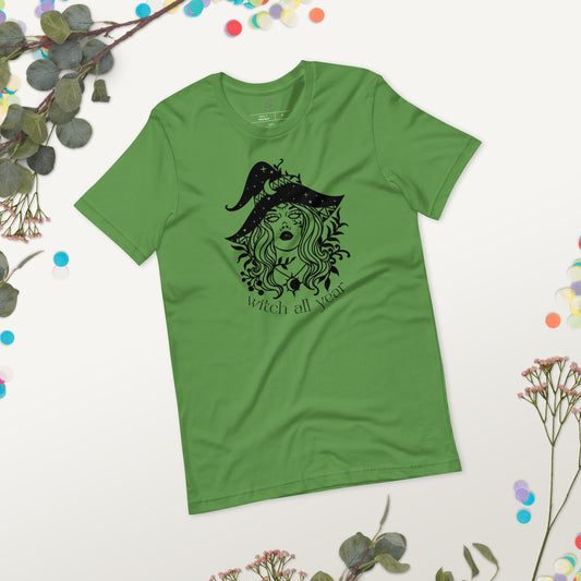 Unisex Tee Bella + Canvas 3001: Witch All Year