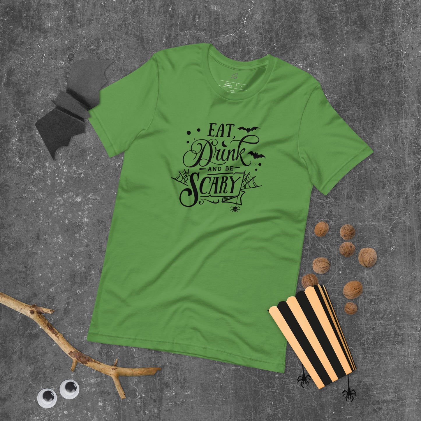 Unisex Tee: Eat Drink and Be Scary