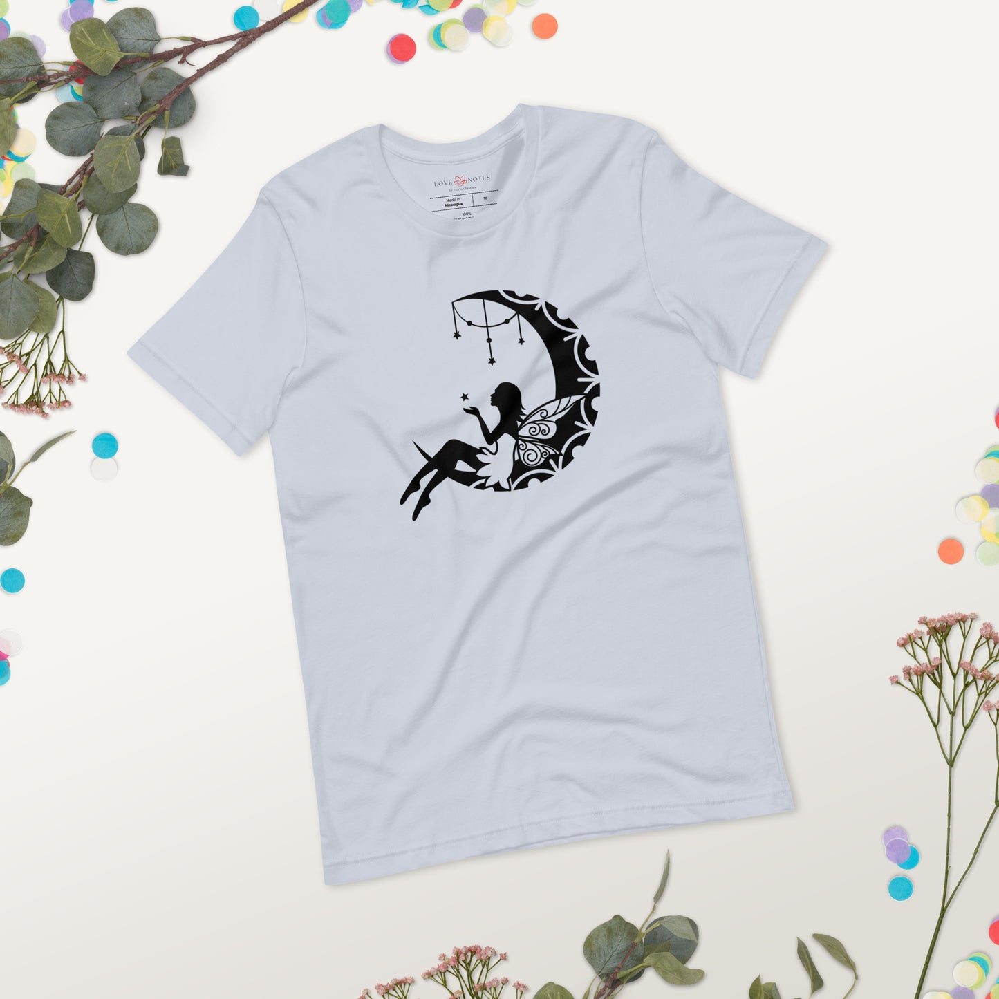 Unisex Tee: Elegant Fairy Moon