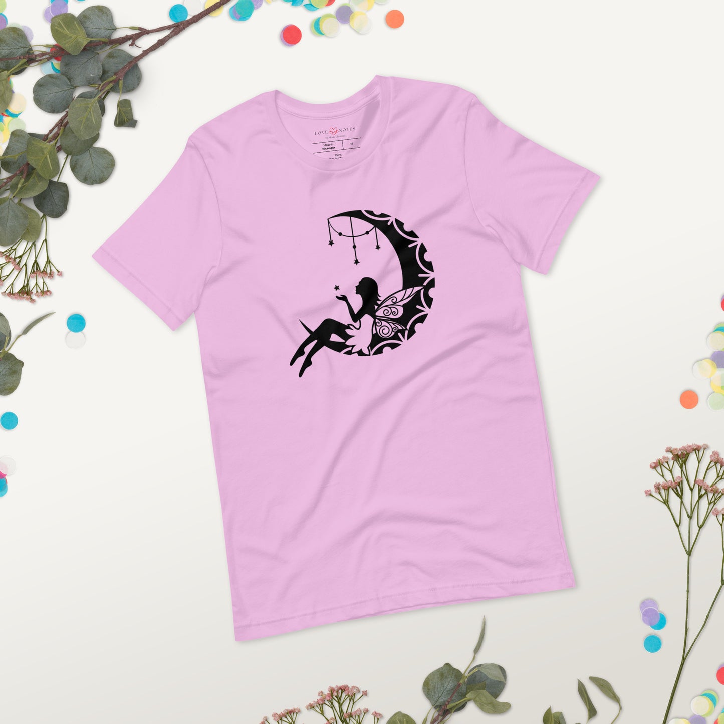 Unisex Tee: Elegant Fairy Moon