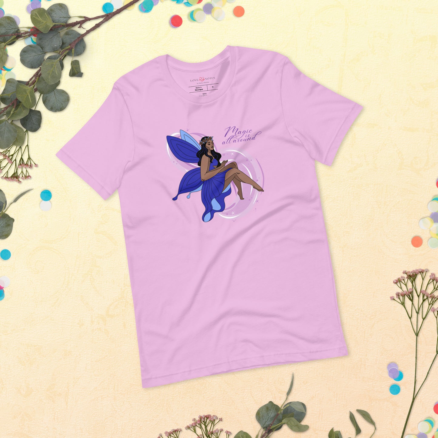 Unisex Tee: Blue Fairy | Magic is All Around