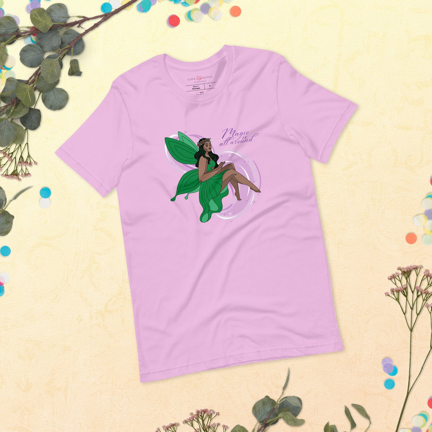 Unisex Tee: Green Fairy | Magic is All Around