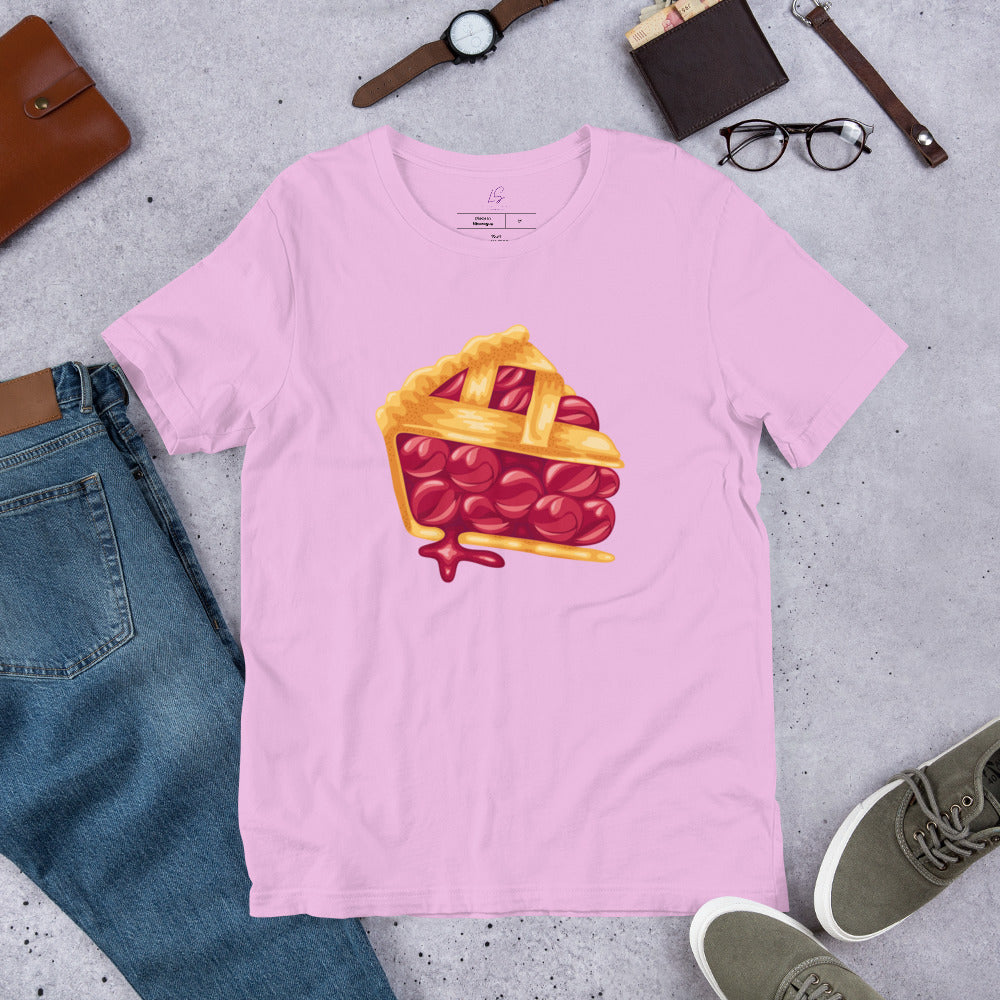 Unisex Tee: Cherry Pie Slice