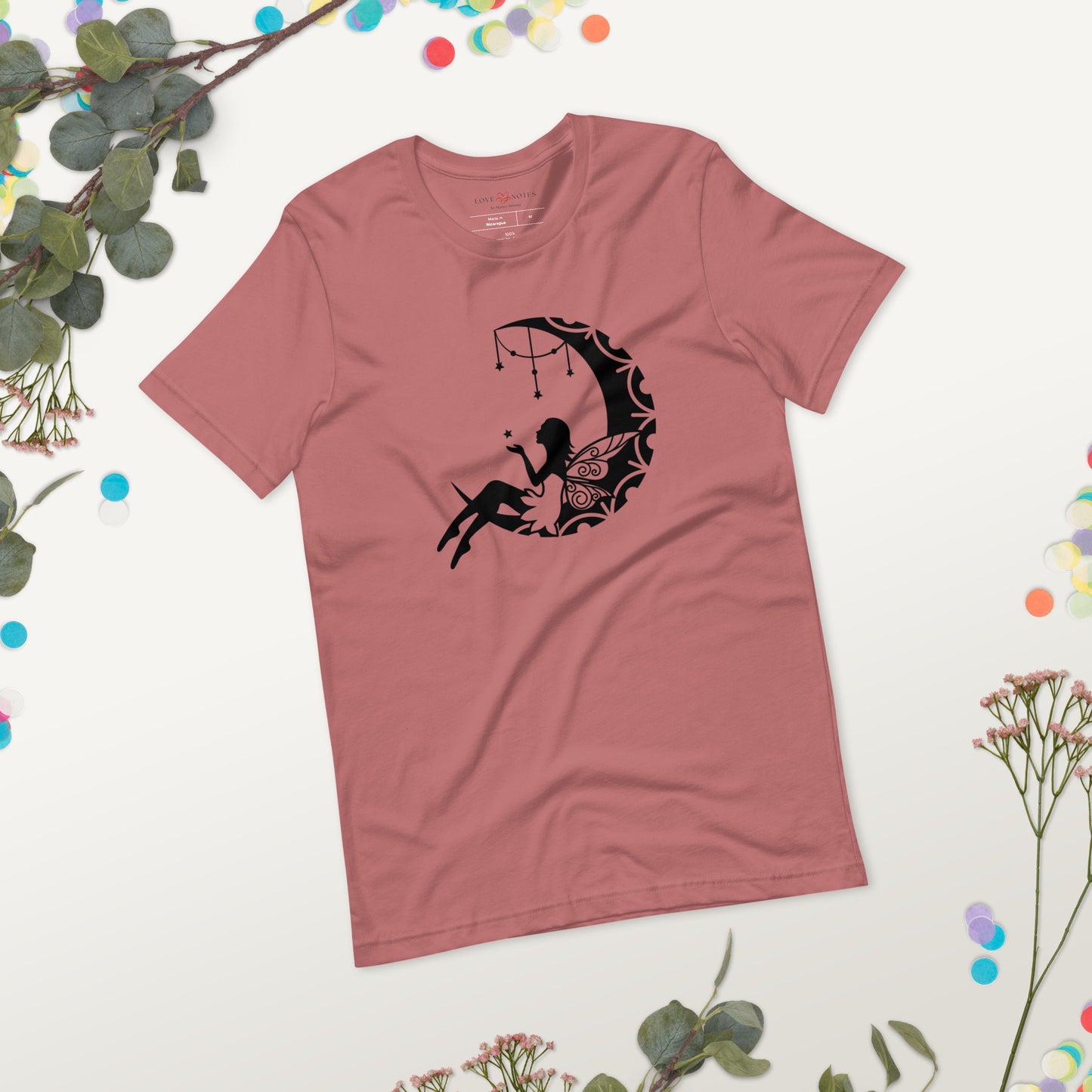 Unisex Tee: Elegant Fairy Moon