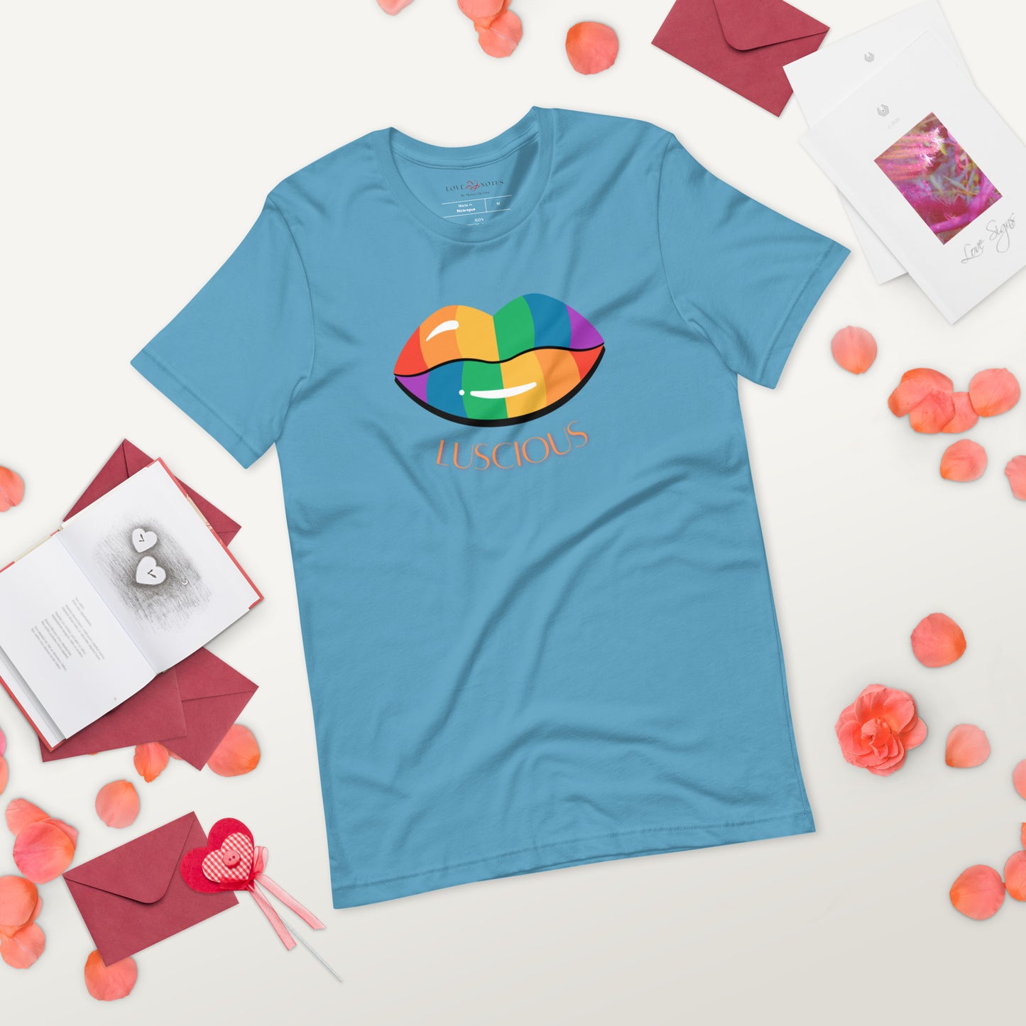 Unisex Tee: Luscious Lips (multi-color)