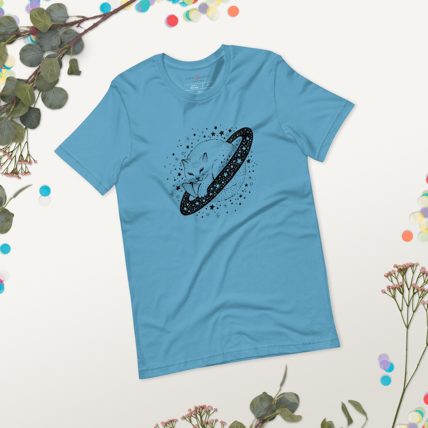 Unisex Tee Bella + Canvas 3001: Cosmic Kitty