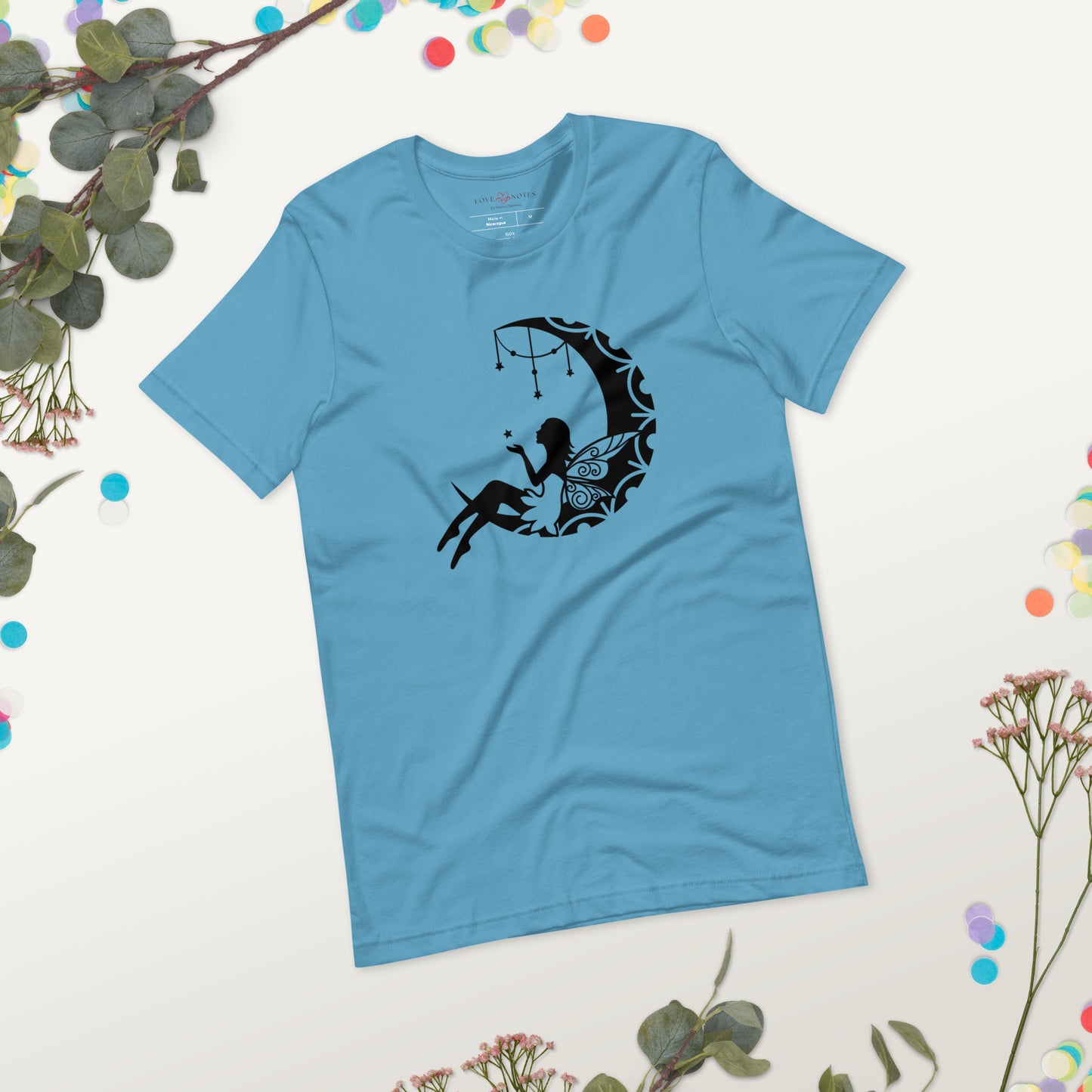 Unisex Tee: Elegant Fairy Moon