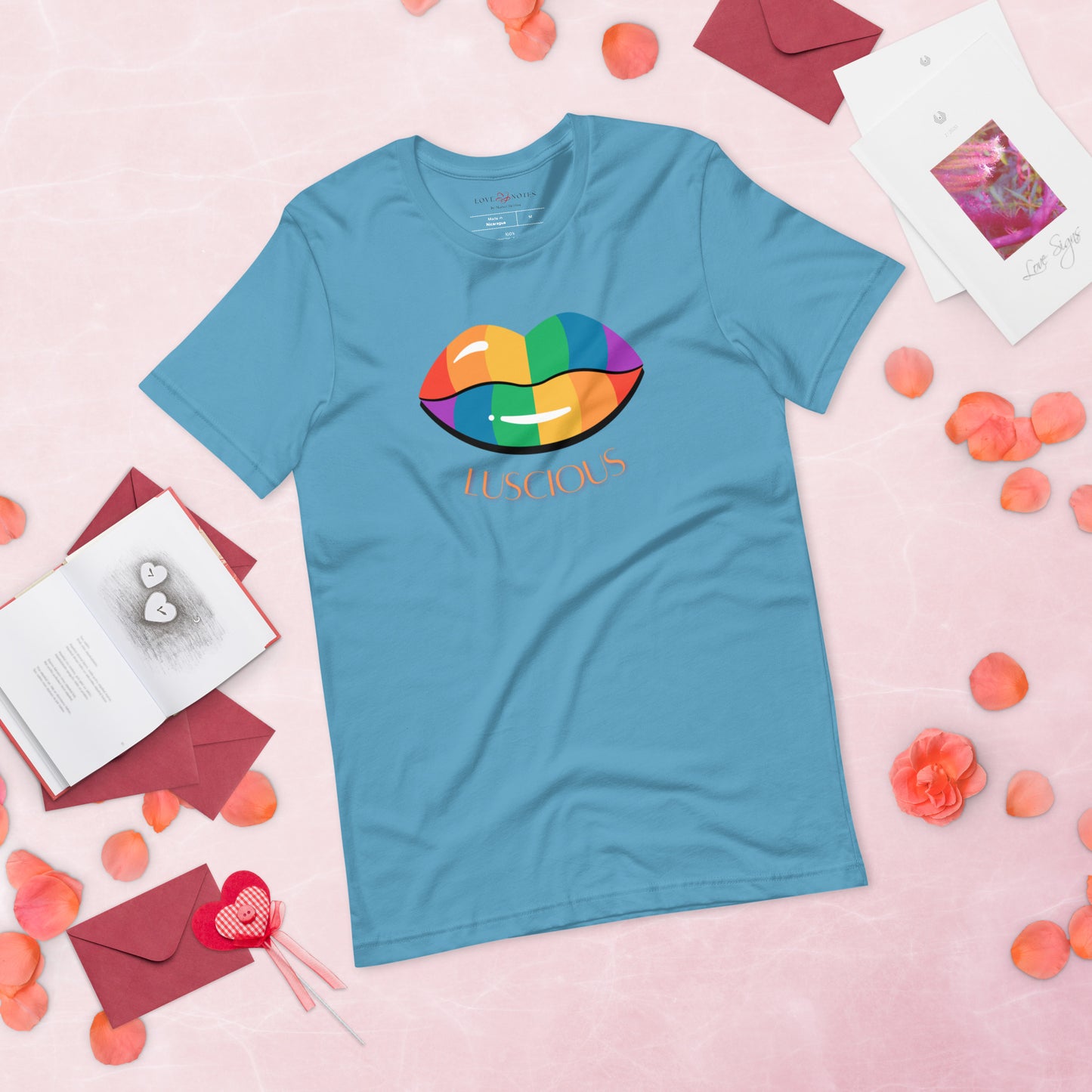 Unisex Tee: Luscious Lips (multi-color)