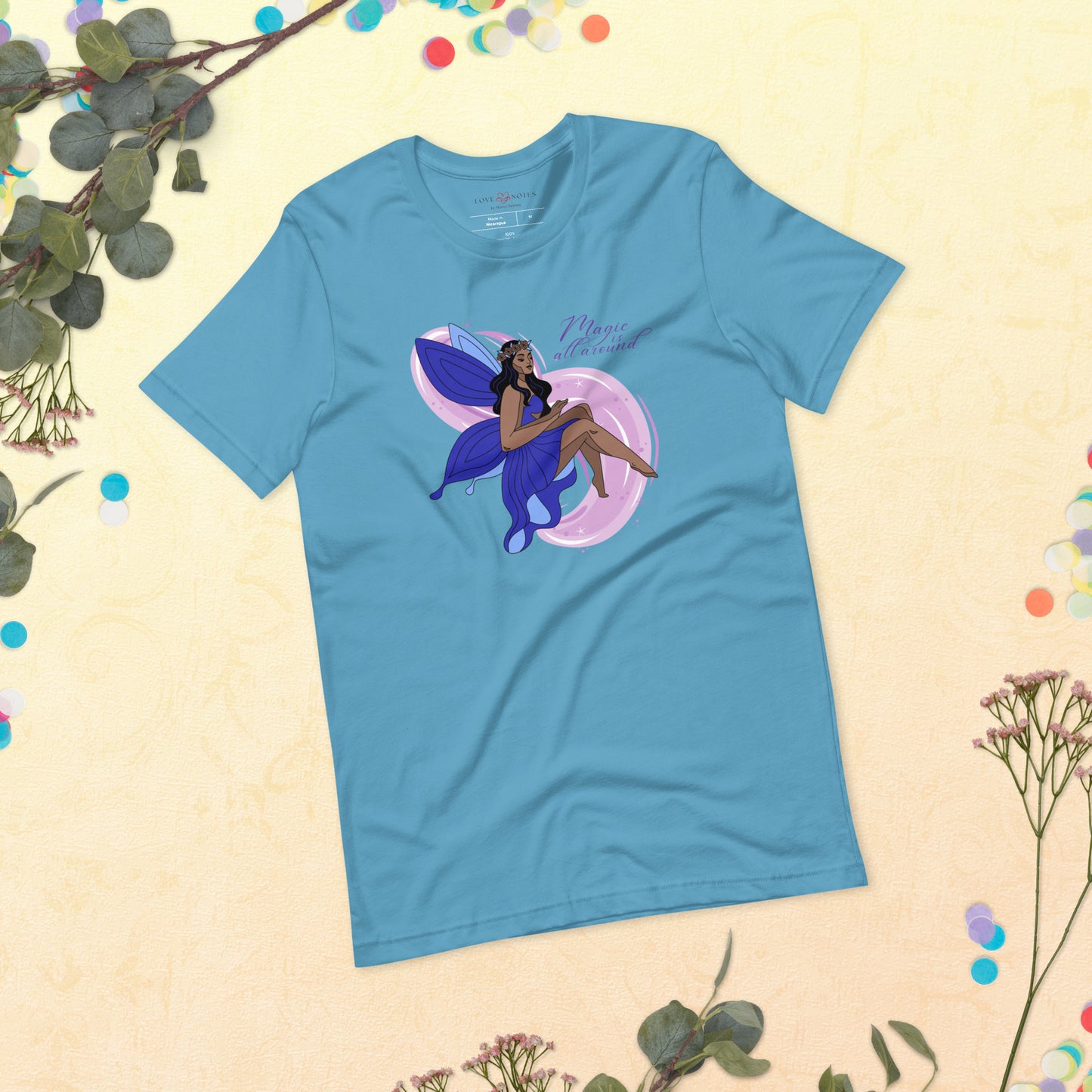 Unisex Tee: Blue Fairy | Magic is All Around