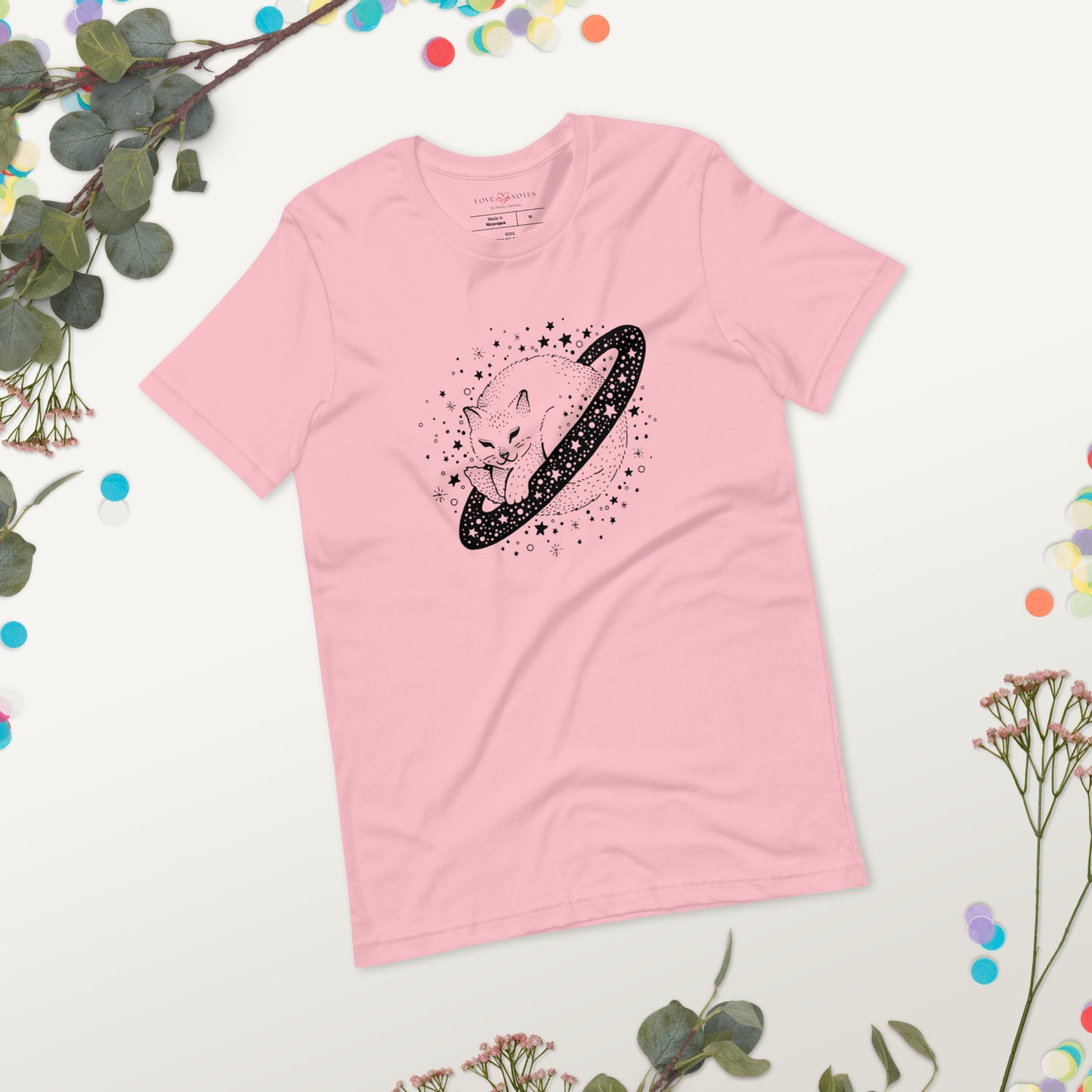 Unisex Tee Bella + Canvas 3001: Cosmic Kitty