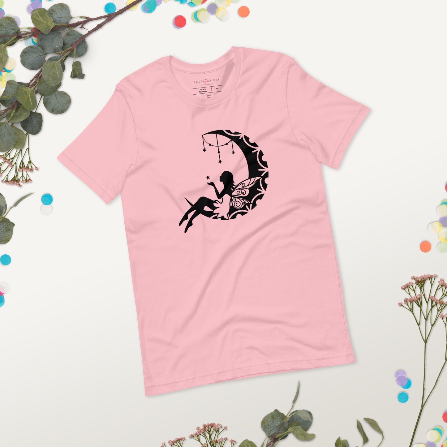 Unisex Tee: Elegant Fairy Moon