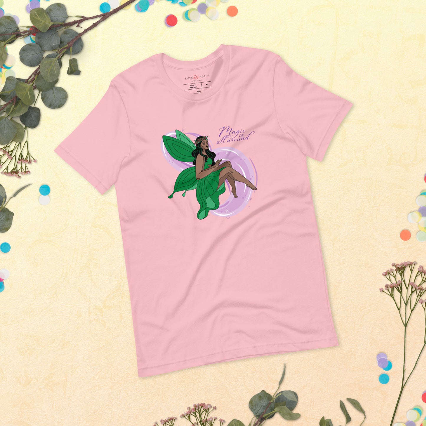 Unisex Tee: Green Fairy | Magic is All Around