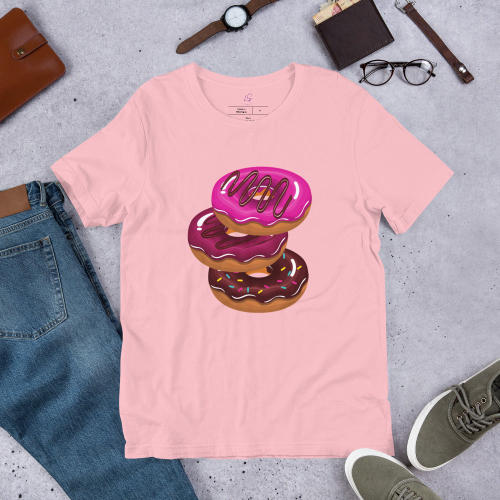 Unisex Tee: Frosted Donuts